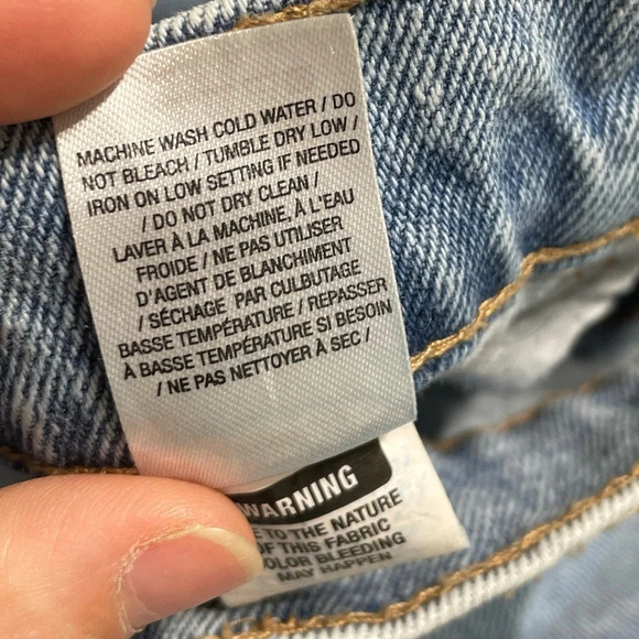 ARDENE A.C.W. STRAIGHT-LEG DENIM size 11= 30 Light wash - Picture 12 of 14